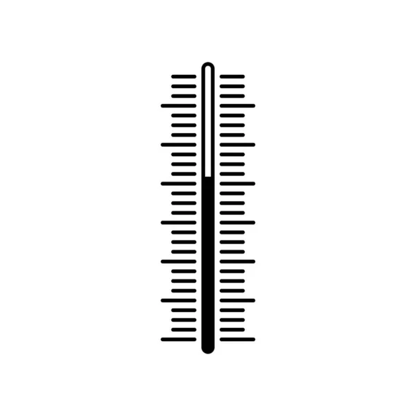 Thermometer Symbol Temperaturregelung Vektor Auf Isoliertem Hintergrund Eps — Stockvektor