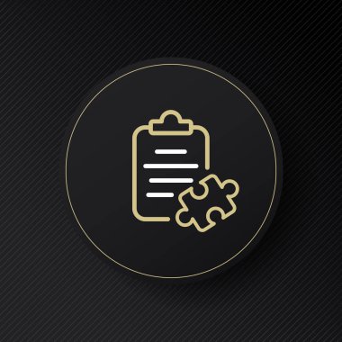 Bulmaca simgesi. Kısmi soruşturma. Düşünce gelişimi. Parçaları topla. İkinci yarı. Kayıp parça. vektör 10