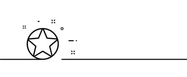 Значок Зірки Зоряне Небо Зірка Інсультом Фаворити Однорядковий Стиль Векторні — стоковий вектор