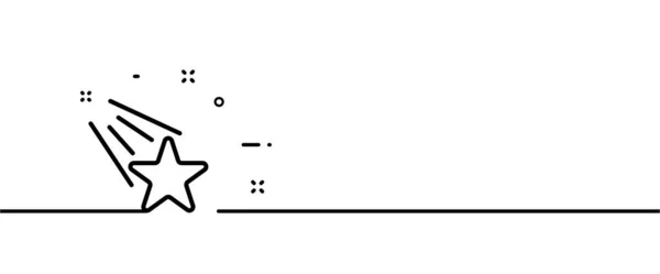 Значок Зірки Зоряне Небо Зйомки Зірки Фаворити Однорядковий Стиль Векторні — стоковий вектор
