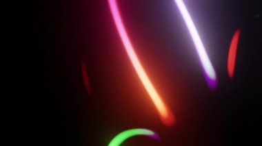 Sihirli Parlak Elementlerle Kusursuz Döngü Arkaplanı