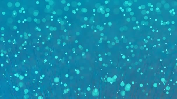 Abstract Blue Background Sparkling Particles Backdrop — Stock Video