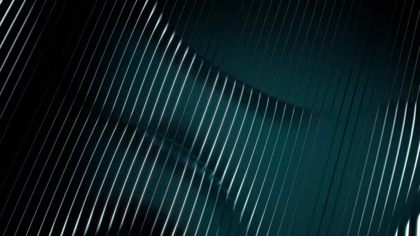 Vídeo Vertical Abstrato Escuro Listrado Brilho Fundo Com Linhas Curvas — Vídeo de Stock