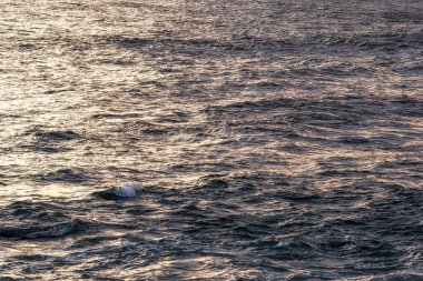 Sacheon Sahili Gündoğumu Manzarası. Gangneung, Güney Kore 'de küçük bir sahil..