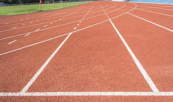 Pista de atletismo — Fotografia de Stock