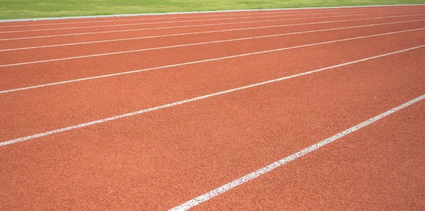 Carril de pista de atletismo — Foto de Stock