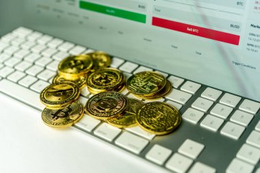 Laptop Klavyesinde Şifreleme Bozukluklarının Yakın Görüntüsü. Yüksek kalite fotoğraf