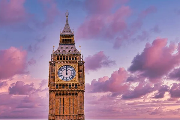 Big Ben Londra Regno Unito Una Vista Del Famoso Punto — Foto Stock