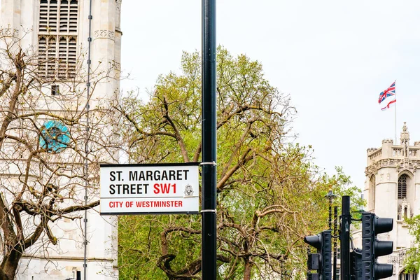 Londres Reino Unido 2022 Margaret Street Sign City Westminster Londres — Foto de Stock
