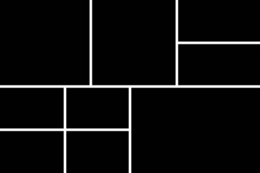 Eşsiz Kolajlar Fotoğraf seti Sadece kırpma maskesi kullanımı kolay