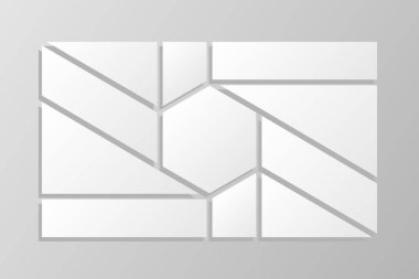 Eşsiz Kolajlar Fotoğraf seti Sadece kırpma maskesi kullanımı kolay