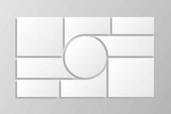 Уникальный набор фотографий Коллажи Простота в использовании