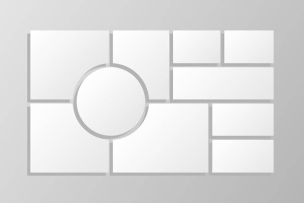 Уникальный набор фотографий Коллажи Простота в использовании