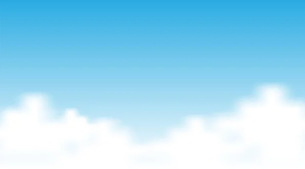 Blank Sky Background Cloud Adaptable Banner Flayer Poster — ストックベクタ
