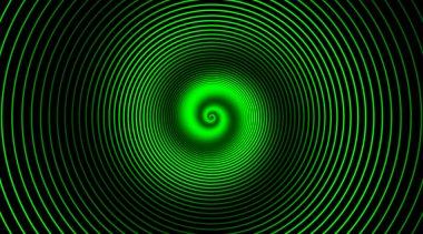Hipnotik spiral. Girdap hipnotize spiraller, vertigo geometrik illüzyon ve dönen çizgiler yuvarlak desen illüstrasyon