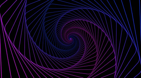 Espiral Hipnótica Giro Hipnotizar Espirales Vértigo Ilusión Geométrica Giratorio Rayas — Vector de stock