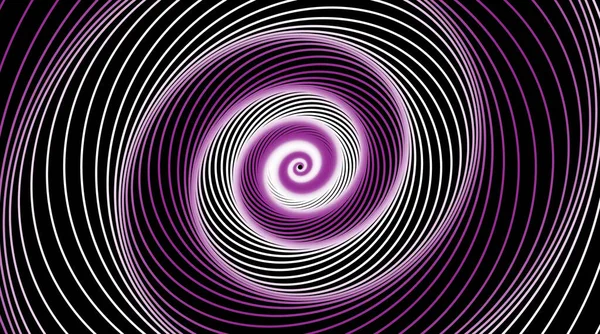 Hypnotische Spirale Wirbel Hypnotisieren Spiralen Schwindel Geometrische Täuschung Und Rotierende — Stockvektor