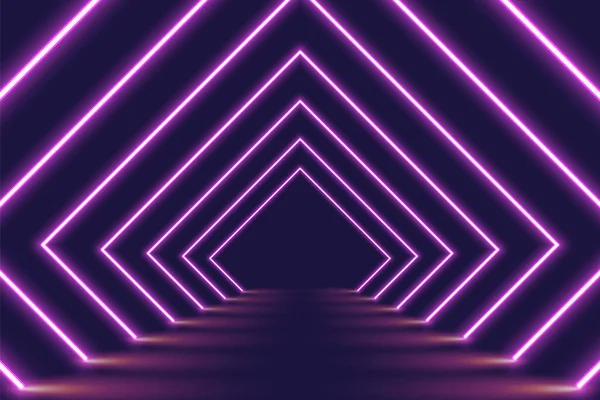 Abstract Neon Background Colorful Beams Lights Illustration — Wektor stockowy