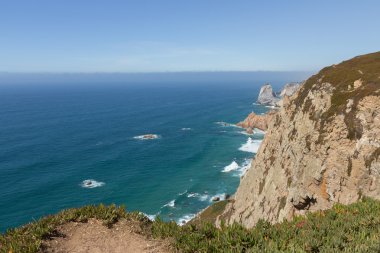 Portekiz cape Roca'da kayalar