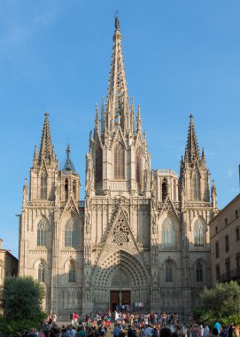 Kutsal haç ve Aziz evlaliya - barcelona, İspanya bir katedralde katedral