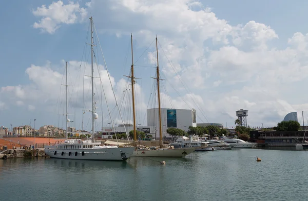 Seeside Port Olympic in Barcelona — Stock Photo, Image