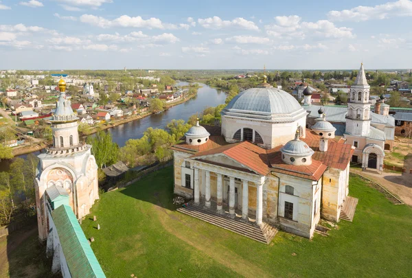 Boris ve glebs Katedrali, borisoglebsky Manastırı, torzhok tver bölgesi — Stok fotoğraf