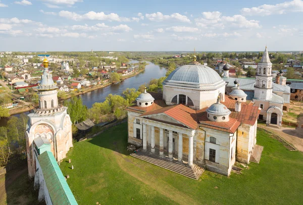 Catedral de Boris e Glebs no Mosteiro de Borisoglebsky, Torzhok a região de Tver Imagem De Stock