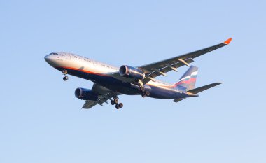 sheremetyevo havaalanında yaklaşım açılış önce havayolu airbus a320 uçağı aeroflot azalır
