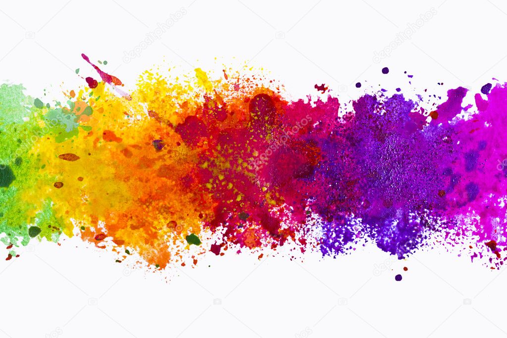 Abstract artistic watercolor splash background