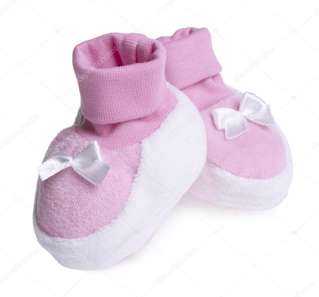 Pink baby sneakers — Stock Photo © didecs 49375473