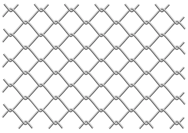 Mesh fence — Stock Vector