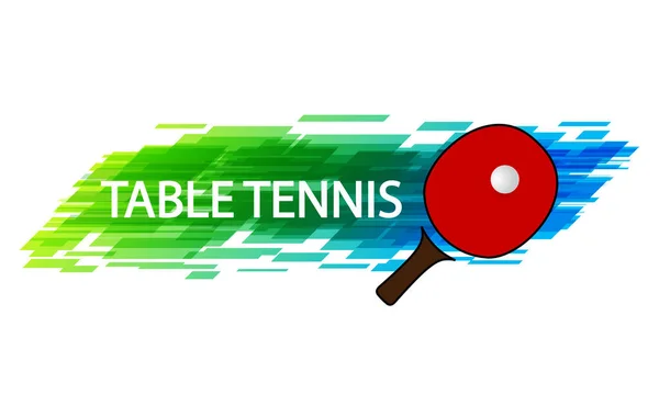 World Table Tennis Day Vector Art Illustration — стоковий вектор