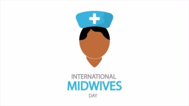 International Day Midwive Nurse, art video illustration.