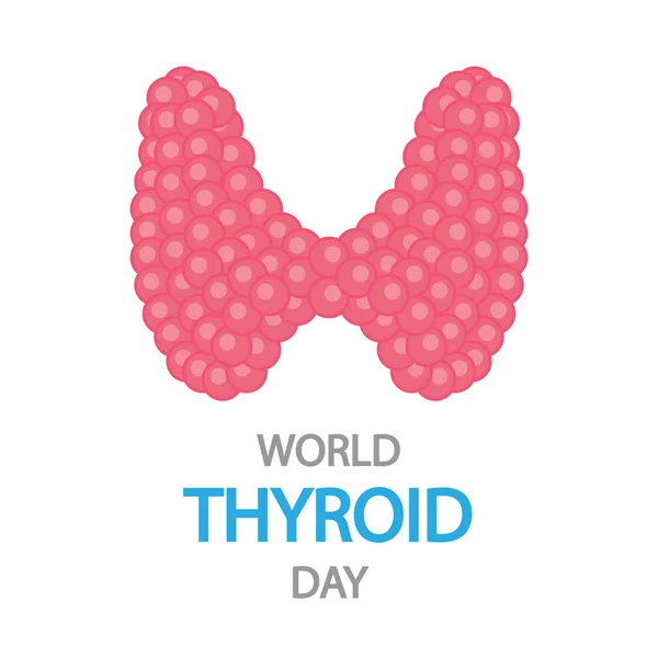 World Thyroid Day Vector Art Illustration Vectorbeelden
