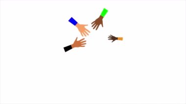 Diyalog ve Geliştirme için Dünya Kültürel Çeşitlilik Günü, sanat video illüstrasyonu.