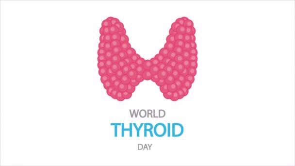 World Thyroid Day Art Video Illustration — 비디오