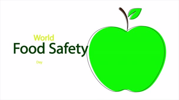 世界粮食安全日苹果 艺术视频演示 — 图库视频影像