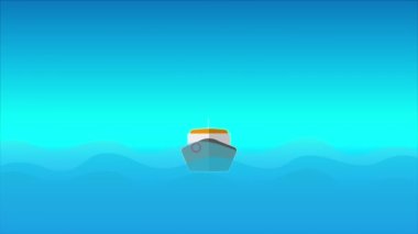 United States Coast Guard Day, art video illustration.