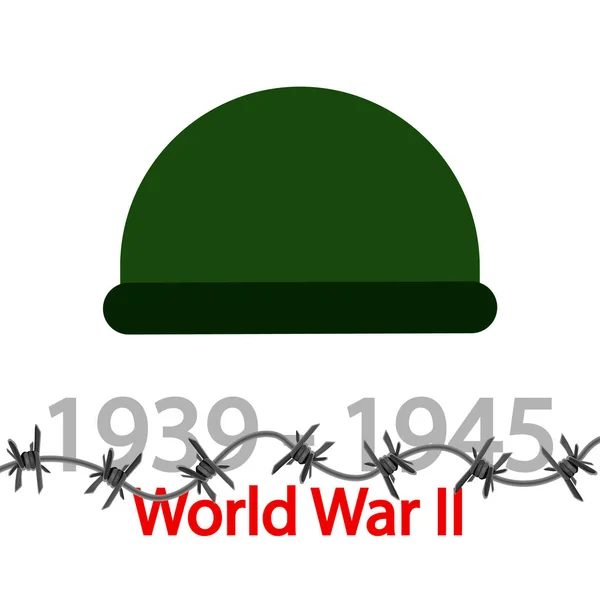 Δεύτερο Παγκόσμιο Πόλεμο Αρχή Διανυσματική Τέχνη Εικονογράφηση — Διανυσματικό Αρχείο