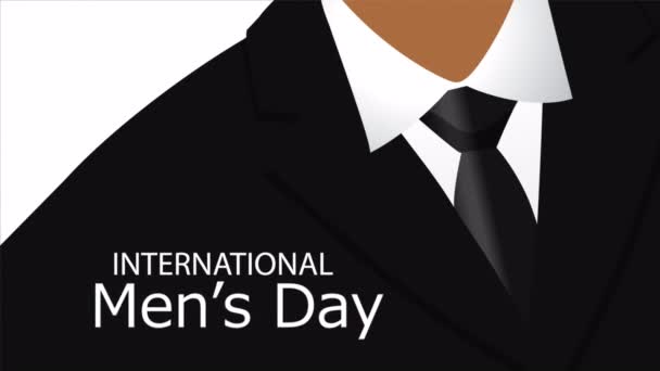 International Mens Day Jacket Art Video Illustration — 비디오