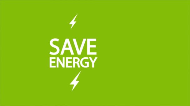 Internationell Dag För Energibesparande Glödlampa Konst Video Illustration — Stockvideo