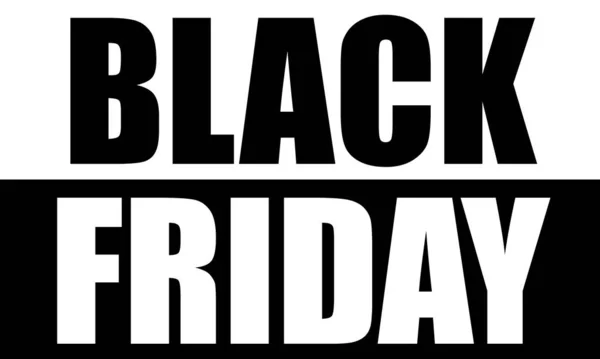 Black Friday Black White Typography Vector Art Illustration Vector Graphics