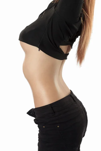 Beautiful slim body of woman — Stock Photo, Image