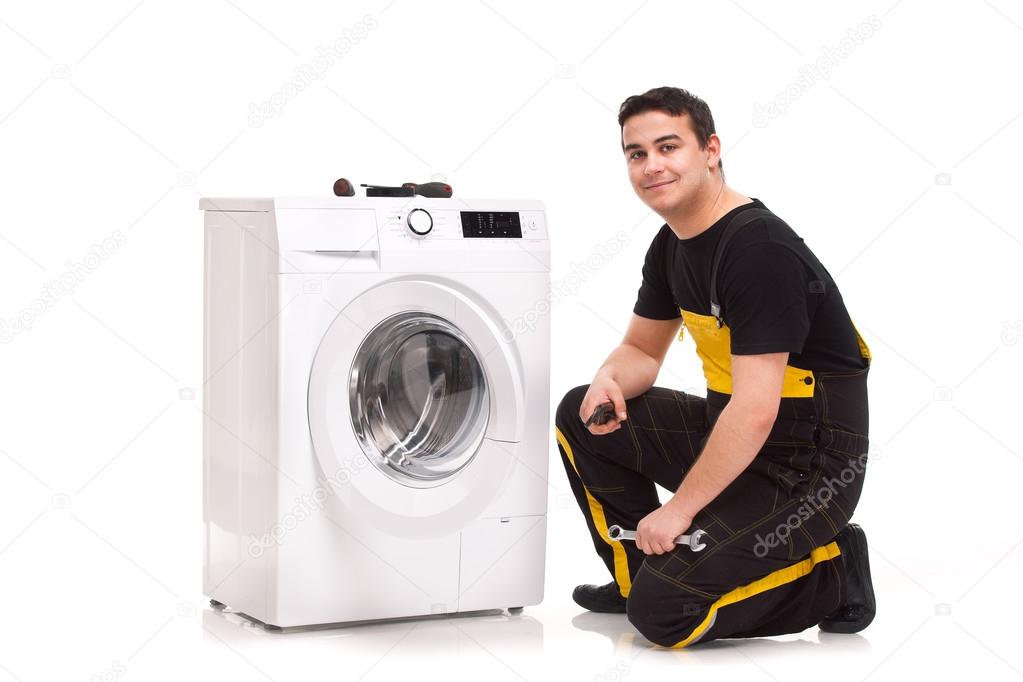 Washing machine repairman