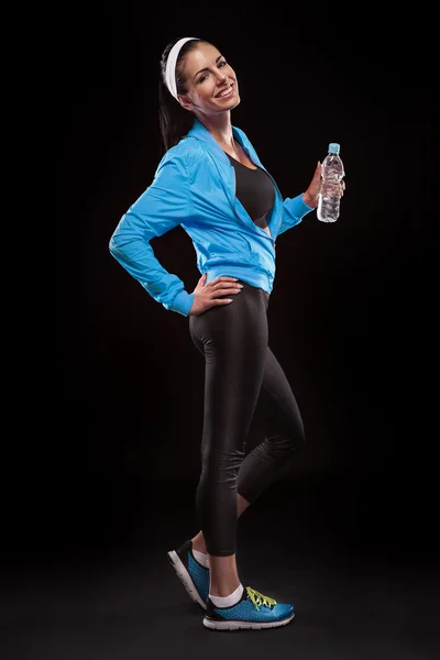 Woman in jogging shoes — Stock Photo, Image