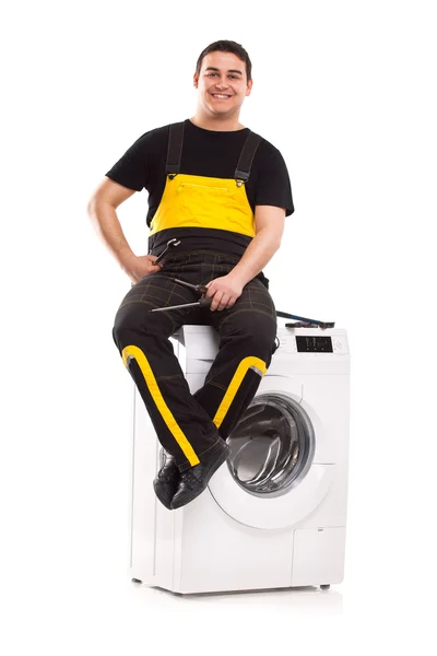 Wasmachine reparateur — Stockfoto