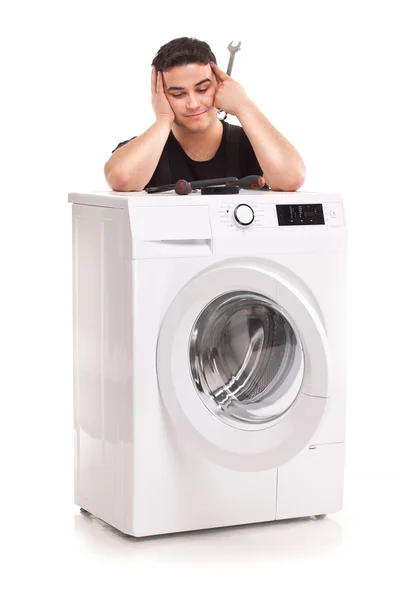 Wasmachine reparateur — Stockfoto