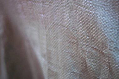 Beyaz bir torbaya yakın doku.