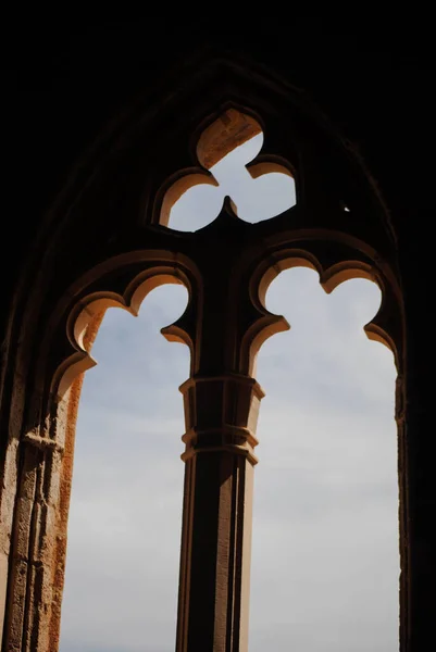 Window Church Allowing View Sky — Stock Photo, Image
