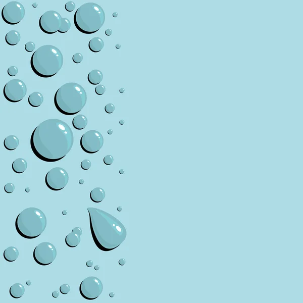 Water Drops — Stock Vector